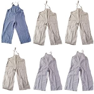 6 NEW Overalls, size XL and XXL, great look hippie rumper jumpsuits, all NEW